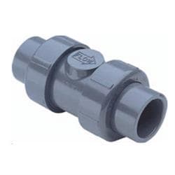 Spears&reg; 4539-010 PVC Ball Check Valve, 1 in Nominal, 5-3/16 in Inlet to Outlet Length
