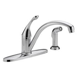 Delta&reg; 440-DST Collins&reg; Single Handle Kitchen Faucet with Spray