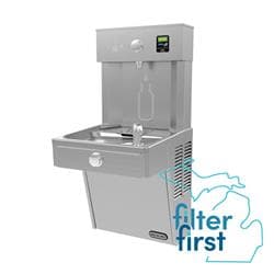 Elkay&reg; LVRC8WSK ezH2O&reg; Vandal-Resistant Bottle Filling Station & Single Cooler Filter