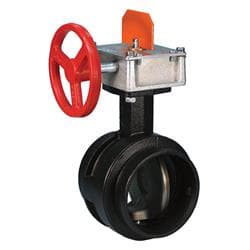 Victaulic&reg; V040705200 FireLock&reg; 705 Fire Protection Supervised Open Butterfly Valve With 1/2 in Tap, 4 in Nominal