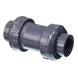 Spears&reg; 4522-025 PVC Ball Check Valve, 2-1/2 in Nominal, 9-5/16 in Inlet to Outlet Length