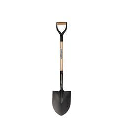 SHOVEL ROUND POINT SHORT WOOD D