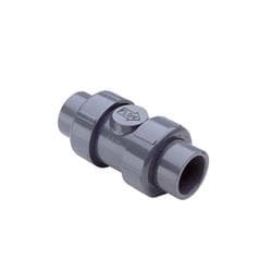 Spears&reg; 4529-010 PVC Ball Check Valve, 1 in Nominal, 5-3/16 in Inlet to Outlet Length