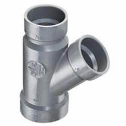 Spears&reg; P601-582C LabWaste&trade; SCH 40 CPVC Reducing Pipe Wye-Branch, 8 x 8 x 4 in Nominal