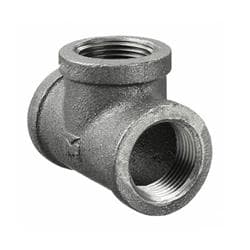 2 in Galvanized Tee Gs
