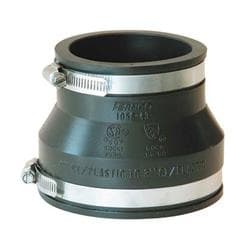 Fernco&reg; 1056-43 Flex Coupling, 4 x 3 in Nominal