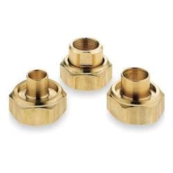 Bell & Gossett 113201LF UC-3/4S 3/4 in Sweat Bronze Half Union Connection (Pair) for NBF Series Circulators - Lead Free, 3/4 in