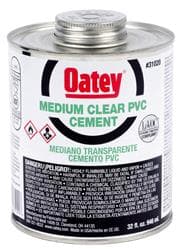 Oatey&reg; 31020 Medium Body PVC Cement, 32 oz Container