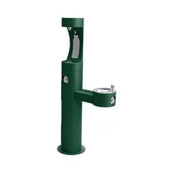 Elkay&reg; LK4420BF1UFRK Outdoor ezH2O&reg; Upper Bottle Filling Station Bi-Level Pedestal Non-Filtered Non-Refrigerated Freeze Resistant