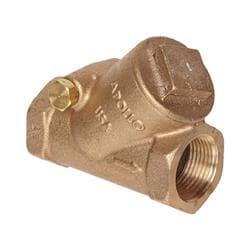 Apollo&trade; 61YLF19301 Lead Free Bronze Y-Pattern Swing Check Valve, 1/2 in Nominal