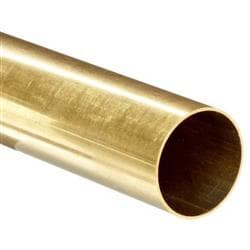 1/2 in x 12 ft Brass Plain End Pipe