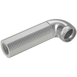 Victaulic® A006AQBDE1 VicFlex™ Low Profile Long 90 deg Elbow, Stainless Steel, 3/4 in, Recessed Sprinkler Size