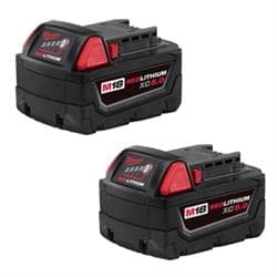 Milwaukee&reg; Tool 48-11-1852 M18&trade; REDLITHIUM&trade; Rechargeable Cordless Battery Pack, 5 Ah Lithium-Ion Battery, 18 VDC Charge