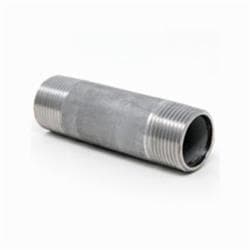 1-1/4 x 3 in Stainless Steel 304L Nipple Gs