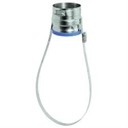 DuraVent&reg; FasNSeal&reg; FSA-WM-CGI3 Weil McLain CGI and Williamson Thermoflow GWI Series Appliance Adapter, 8 in Diameter, 3 in Length