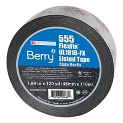 POLYKEN 555 3 X 120 METALLIC FLEXFIT TAPE UL181B LISTED