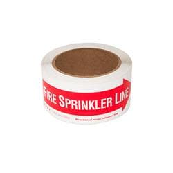 FPPI&reg; 02-061-00 Fire Sprinkler Line Legend Identification Decal, 6 x 2 in