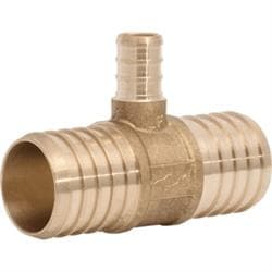 Sharkbite&reg; UC08353516 Tee, 1-1/4 in x 1-1/4 in x 1/2 in