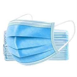 SURGICAL FACE MASK BLUE 20 PER BOX