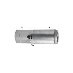 DuraVent&reg; 6DT-21TASS DuraTech Double Wall Adjustable Pipe, 6 in Diameter, 14 to 22 in Length