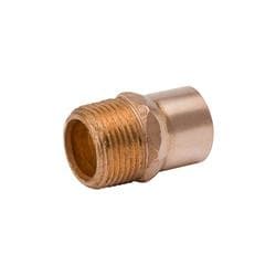 2-1/2 x 2 in Copper Sweat Male Adapter