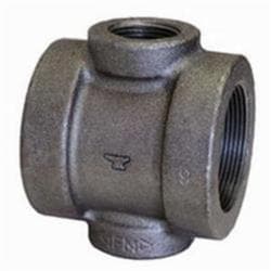 2 x 1-1/4 in Black Cast Iron Cross GS