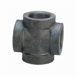 1-1/4 in Black Cast Iron Cross Gs
