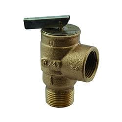 Apollo&trade; 13511B15 Brass Safety Relief Valve, 3/4 in Nominal