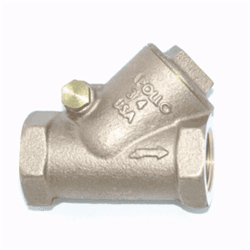 Apollo&trade; 61YLF205T1PR Lead Free Bronze Y-Pattern Swing Check Valve, 1 in Nominal
