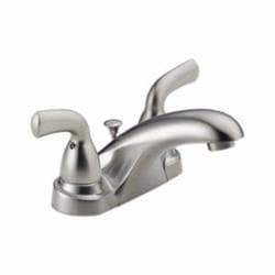 Delta&reg; B2510LF-SS Foundations&reg; Two Handle Centerset Bathroom Faucet