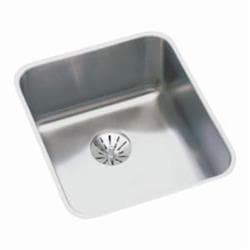 Elkay&reg; ELUH1316PD Lustertone&reg; Classic 16" x 18-1/2" x 7-7/8" Single Bowl Undermount Sink with Perfect Drain&reg;
