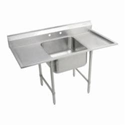 Elkay&reg; RNSF8118LR2 Rigidbilt&reg; 57" x 29-3/4" x 12-3/4" Floor Mount Single Compartment Scullery Sink w/ Drainboard
