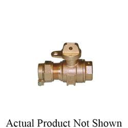 Ford B41-333W-NL Ball Valve Curb Stop, 3/4 in Nominal