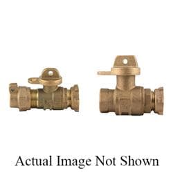 Ford B91-344W-NL Straight Ball Yoke Valve, 3/4 in Nominal