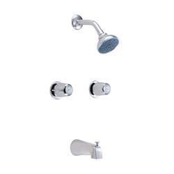 Gerber&reg; Classics&trade; G0048720 Two Handle Sliding Sleeve Escutcheon Tub & Shower Fitting with Threaded Diverter Spout