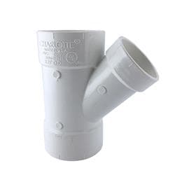 3 x 3 x 2 in Pvc Sch 30 Wye Dwv