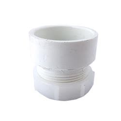1-1/2 in Pvc Female Trap Adapter, P-Nut