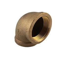 2 x 1-1/2 in Brass 90 Elbow Lead Free Gs