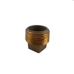 3/8 in Brass Solid Plug Lead Free Gs