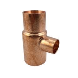 2 x 1-1/2 x 1-1/4 in Copper Sweat Tee Gs