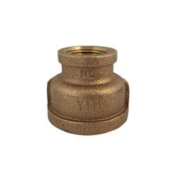 1-1/4 x 3/4 in Brass Coupling Lead Free Gs