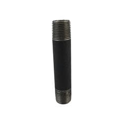 1/2 x 4 in Black Extra Heavy Nipple Gs