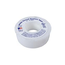 Cleanfit 70989 Medium density Thread Seal Tape, 520 in L x 1/2 in W x 0.0025 in THK