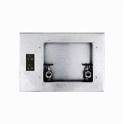 IPS® 82033 Center Drain Outlet Box With Duplex Receptacle, 1/2 in Male Sweat, 2 in Drain