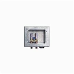IPS® 82048 Right Drain Washing Machine Outlet Box With Hammer Arrester Valve, 2 in Drain