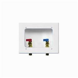 IPS® 86162 Center Drain Washing Machine Outlet Box With Arrester, 1/2 in Sweat, 2 in Slipnut Drain