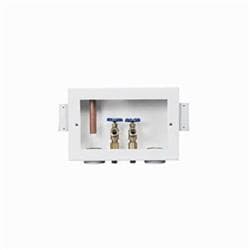 IPS® 82340 TT Series Dual Drain Outlet Box With 1/2 in Sweat Valves, 2 in Slipnut Drain