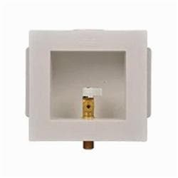 IPS® 82408 FR-12 Ice Maker Outlet Box With 1/4 Turn Valve, 1/2 in Sweat