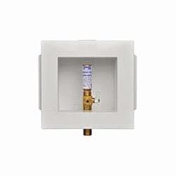 IPS® 82421 FR-12 Ice Maker Outlet Box With Hammer Arrester Valve, 1/2 in Pex