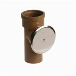 Smith® 4532S04 Cleanout Tee With Plug, 4 in